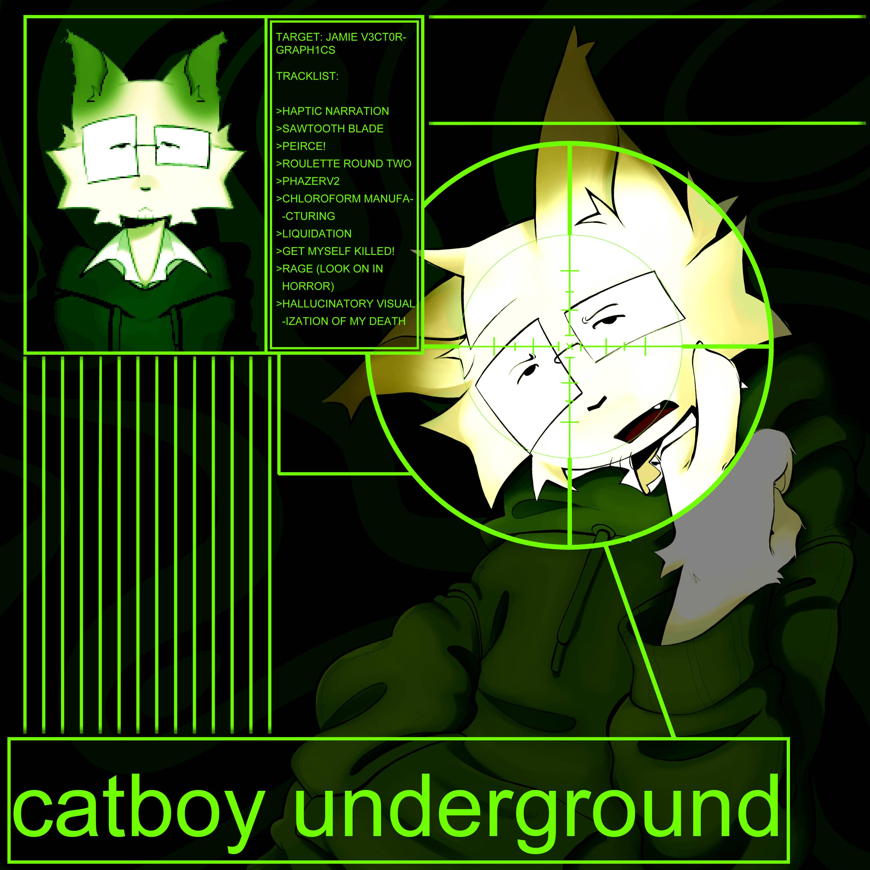 cover art for the album catboy underground